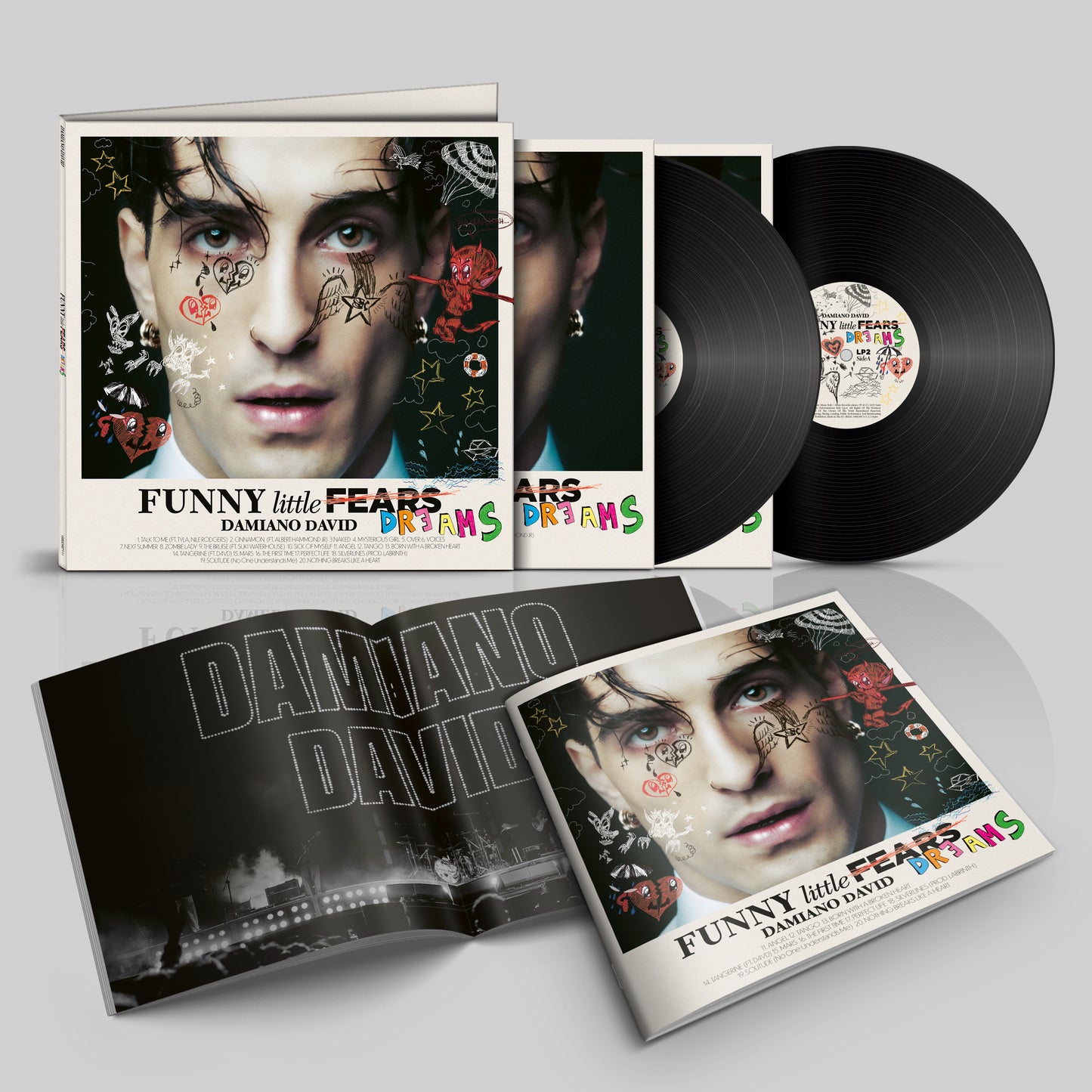 Damiano David - FUNNY little FEARS (DREAMS) - 2LP Black